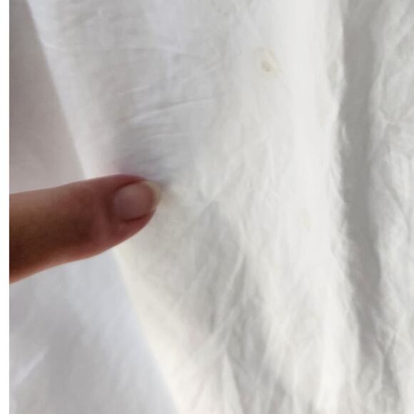 NWT J. Crew Philomena Dress Cotton Poplin Lace Dress Bridal Shower White M *Flaw - Picture 12 of 13